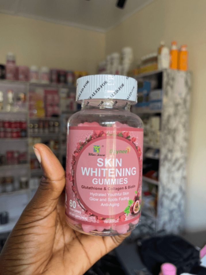 Skin whitening gummies